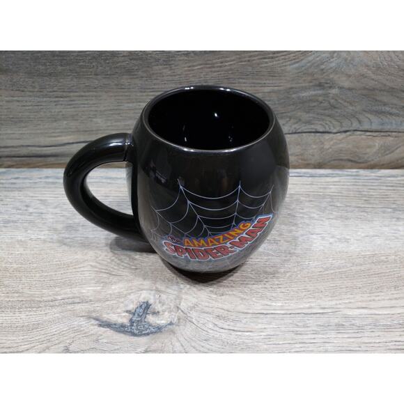 The Amazing Spiderman Marvel Comics Black Coffee Cup Mug - Picture 3 of 8